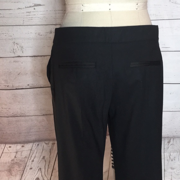 BCBGMAXAZRIA SATIN SIDE STRIPE TUXEDO DRESS WIDE LEG PANTS NWT - Picture 3 of 8